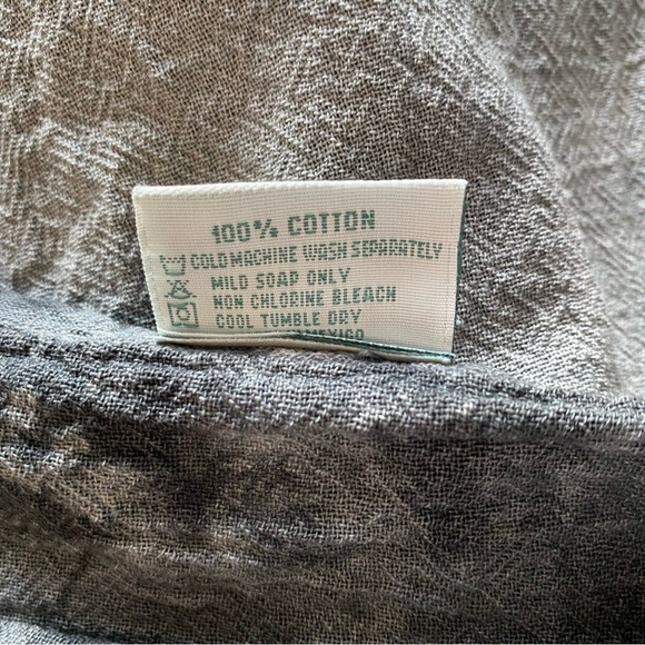 Oh My Gauze Lorraine Gray Tie Dye Top Shirt Blouse Women’s One Size - Picture 10 of 12